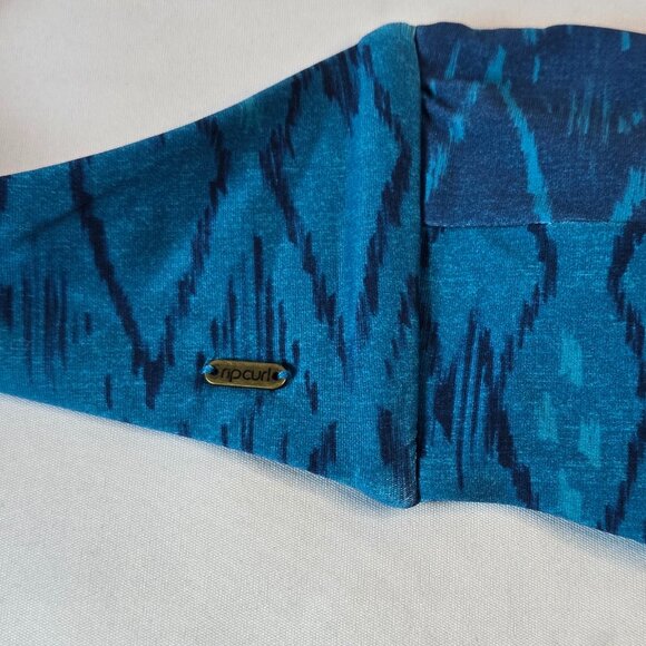 RIP CURL Women's Saltwater Bandeau Blue Bikini Top Sz XS Saltwater Bandeau - Picture 3 of 8